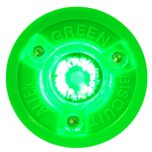 Green Biscuit ALIEN Dry Land Off Ice Training Puck