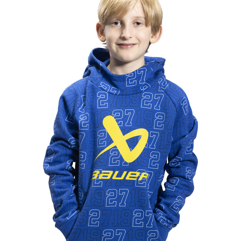 Bauer 1927 Hoodie - Youth - Blue
