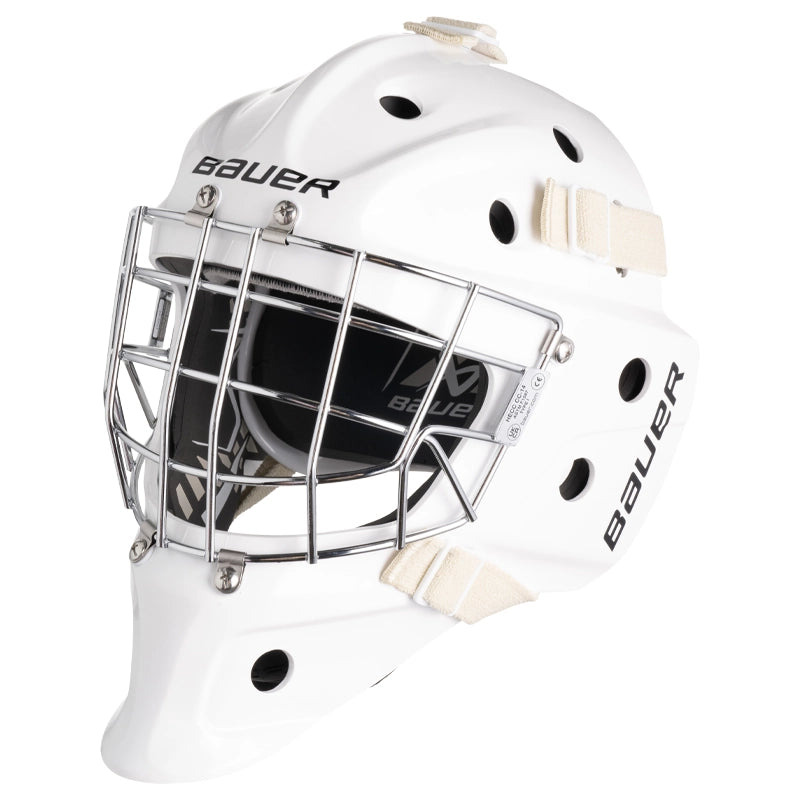 Bauer 930 Goal Helmet - White - Youth