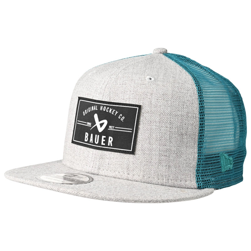 Bauer New Era 9Fifty Patch Cap - Grey/Teal