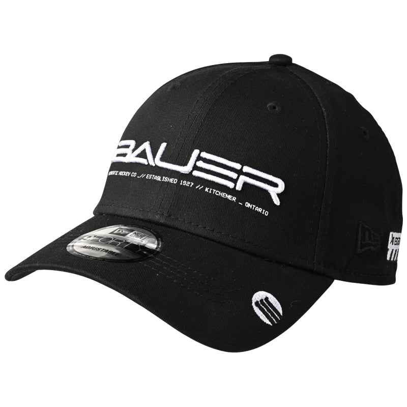 Bauer New Era 9Forty Overbrand Cap - Black