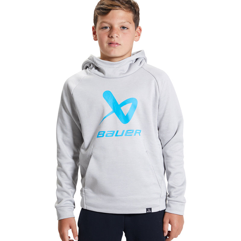 Bauer Core Lockup Hoodie - Youth - Grey