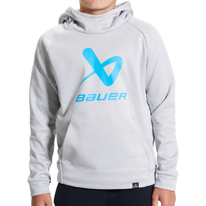 Bauer Core Lockup Hoodie - Youth - Grey