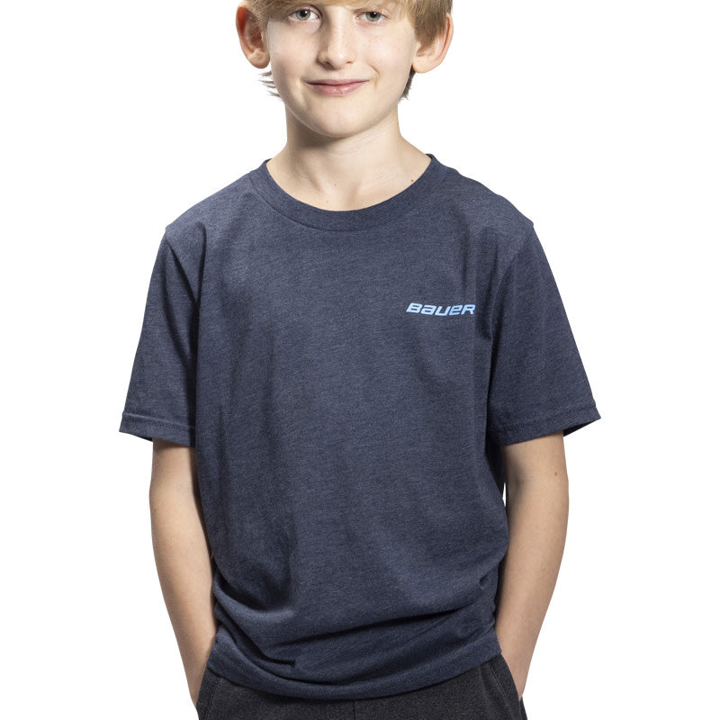 Bauer Exploded Icon Tee - Youth - Blue