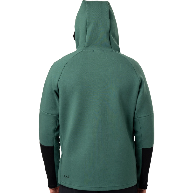 Bauer FLC Color Block Full Zip Jacket - Senior - Green