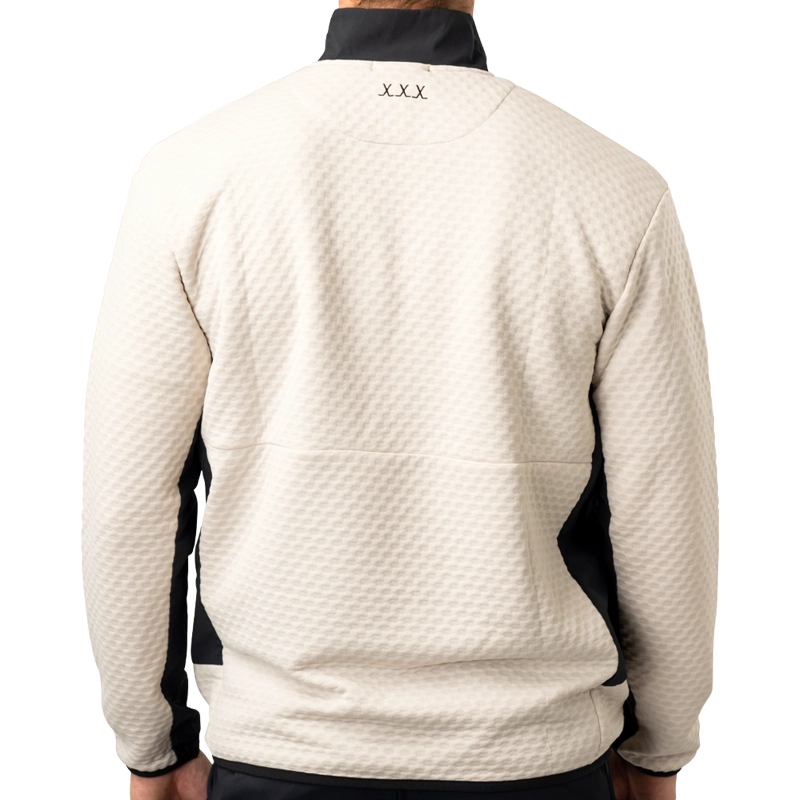 Bauer FLC Textured 1/2 Zip - Senior - Beige