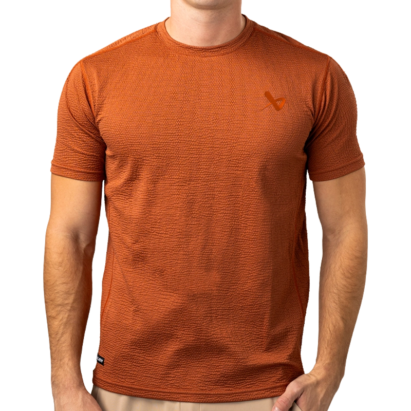 Bauer S24 FLC Textured Tech Tee - Senior - Clay