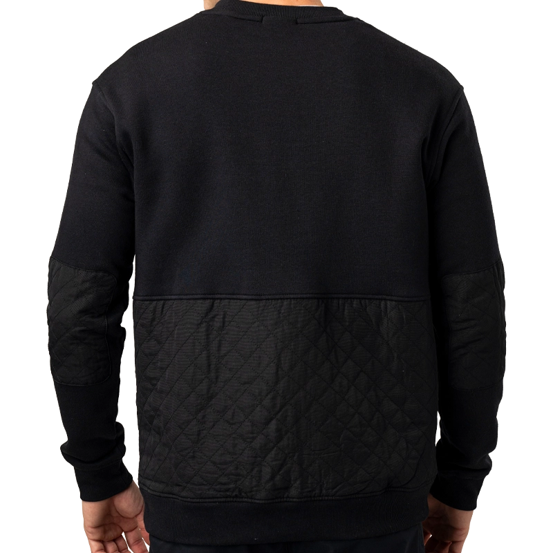 Bauer Quilted Crew - Senior - Black