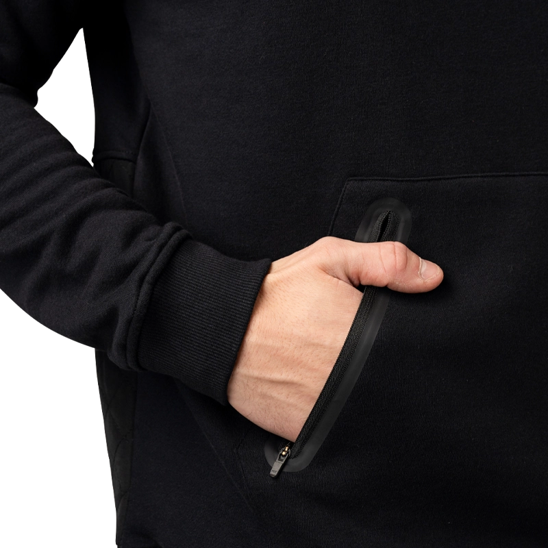 Bauer Quilted Crew - Senior - Black