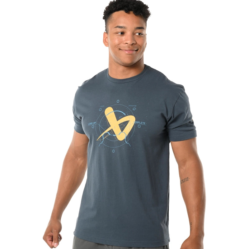 Bauer Upload Tee - Senior - Blue
