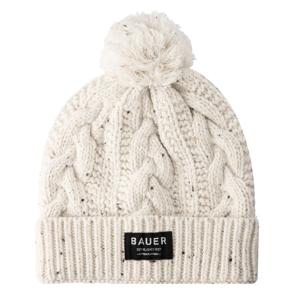 Bauer Women's Cable Knit Pom - Cream