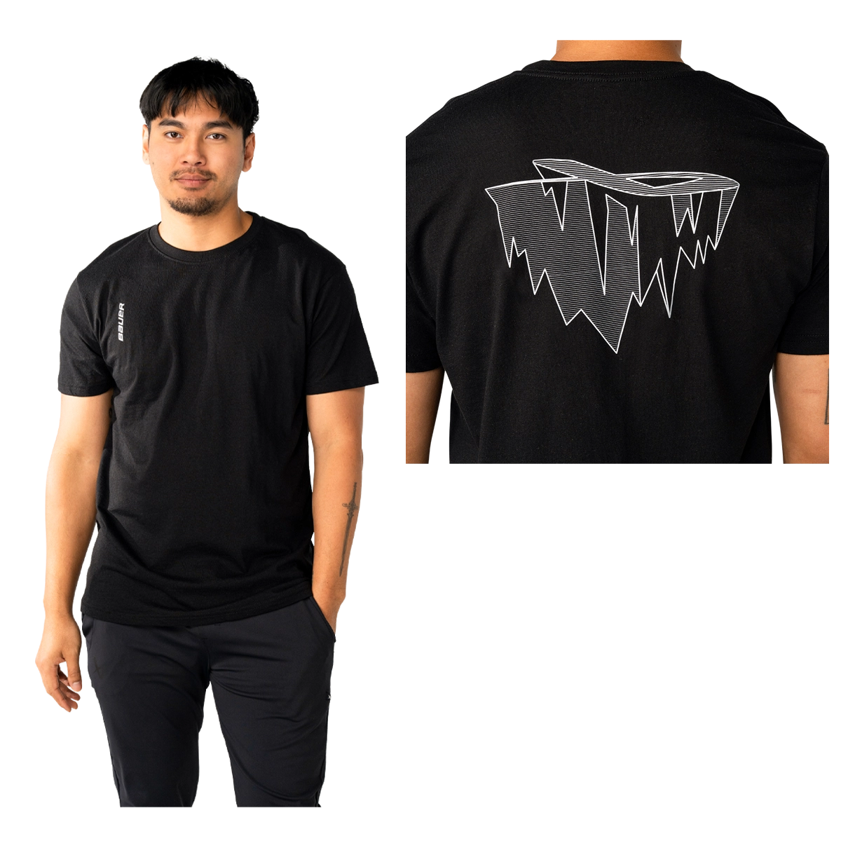 Bauer Iceberg Tee - Black - Senior