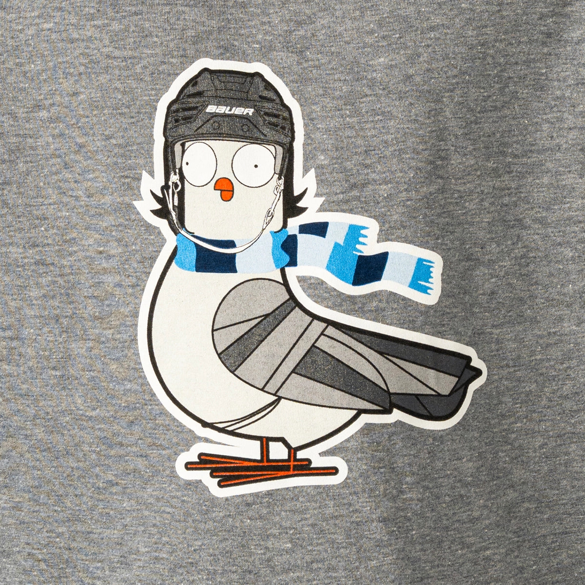 Bauer Pigeon Graphic Tee - Grey - Youth