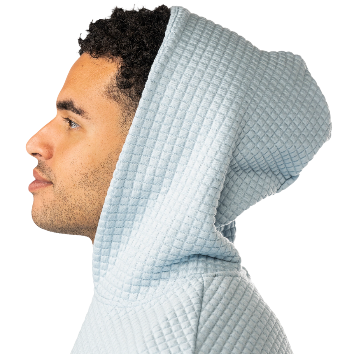 Bauer Quilted Hoodie - Senior - Blue