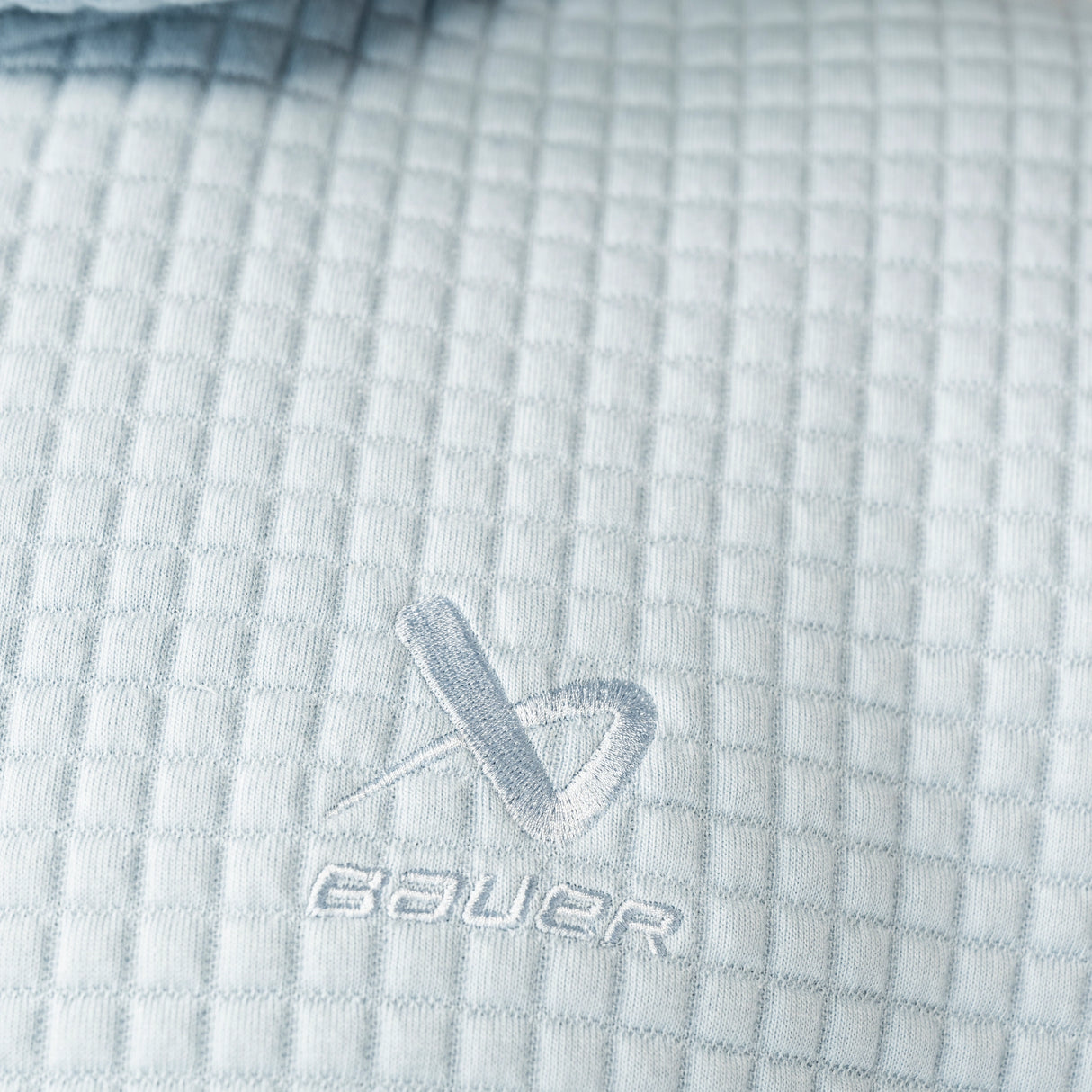 Bauer Quilted Hoodie - Senior - Blue