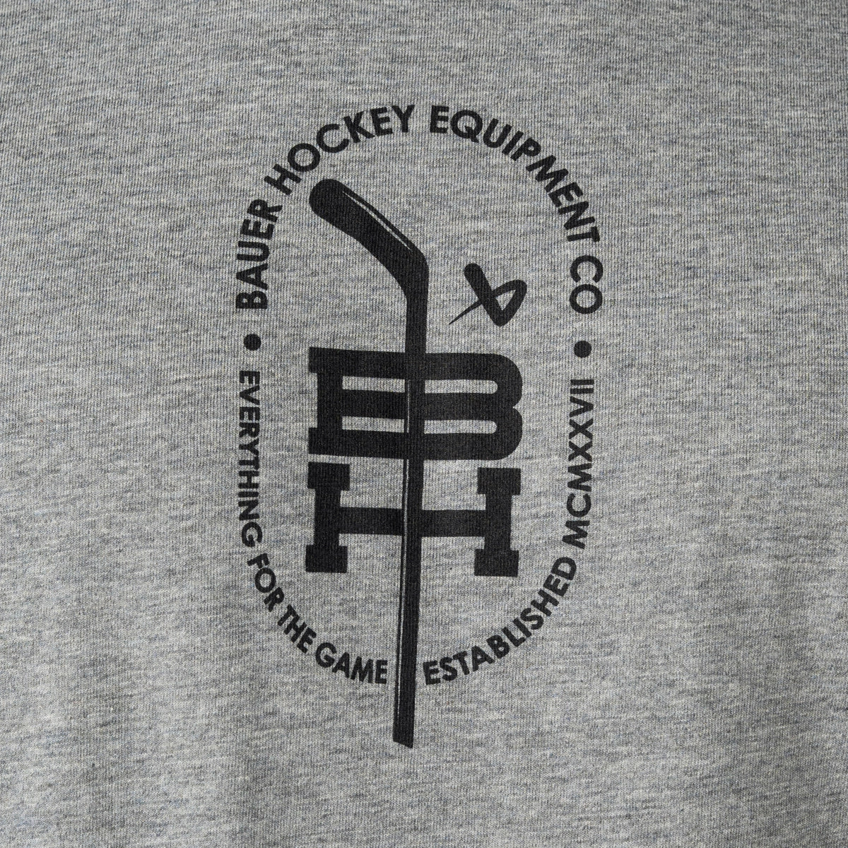 Bauer Stick Graphic Tee - Grey - Senior
