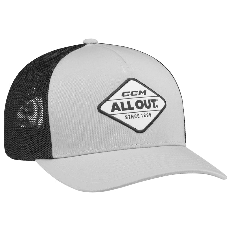 CCM All Outside Meshback Trucker Cap - Concrete