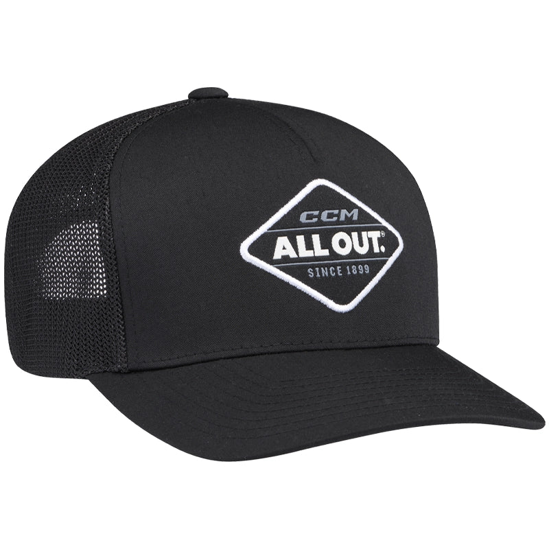 CCM All Outside Meshback Trucker Cap - Stretch Limo