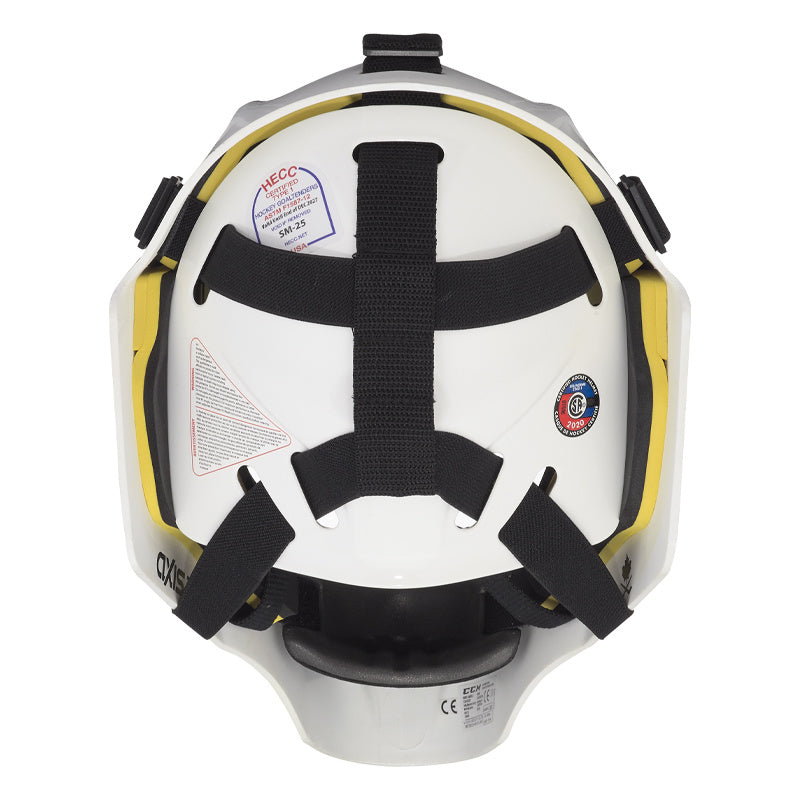 CCM AXIS A1.5 Goal Helmet - Custom Decal - Junior
