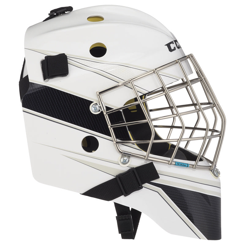 CCM AXIS A1.5 Goal Helmet - Custom Decal - Youth