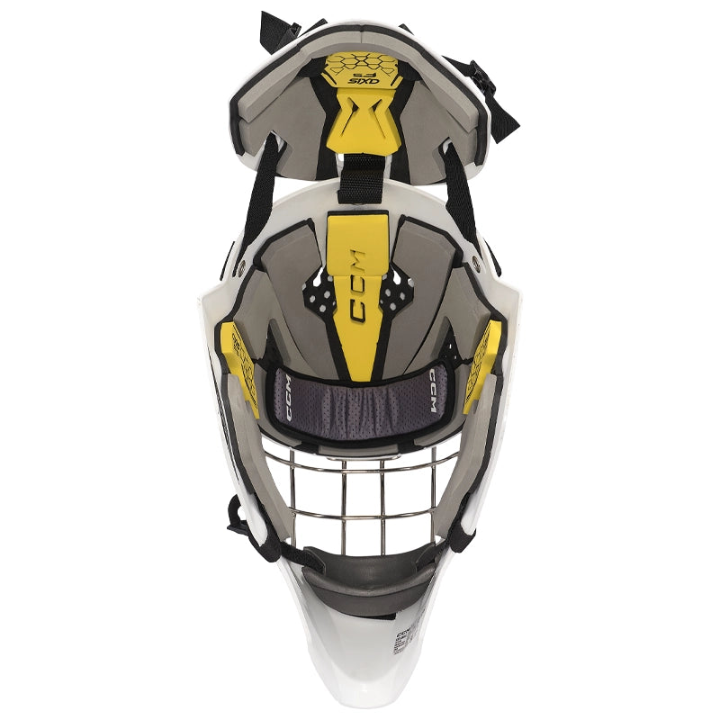 CCM AXIS F5 Goal Helmet - Custom Decal - Youth