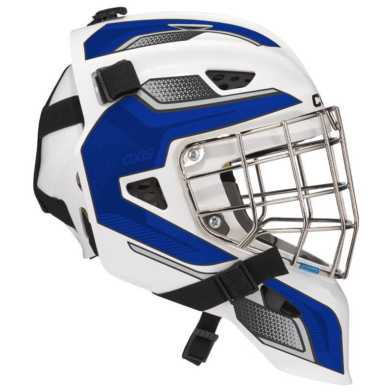 CCM AXIS F5 Goal Helmet - Custom Decal - Youth