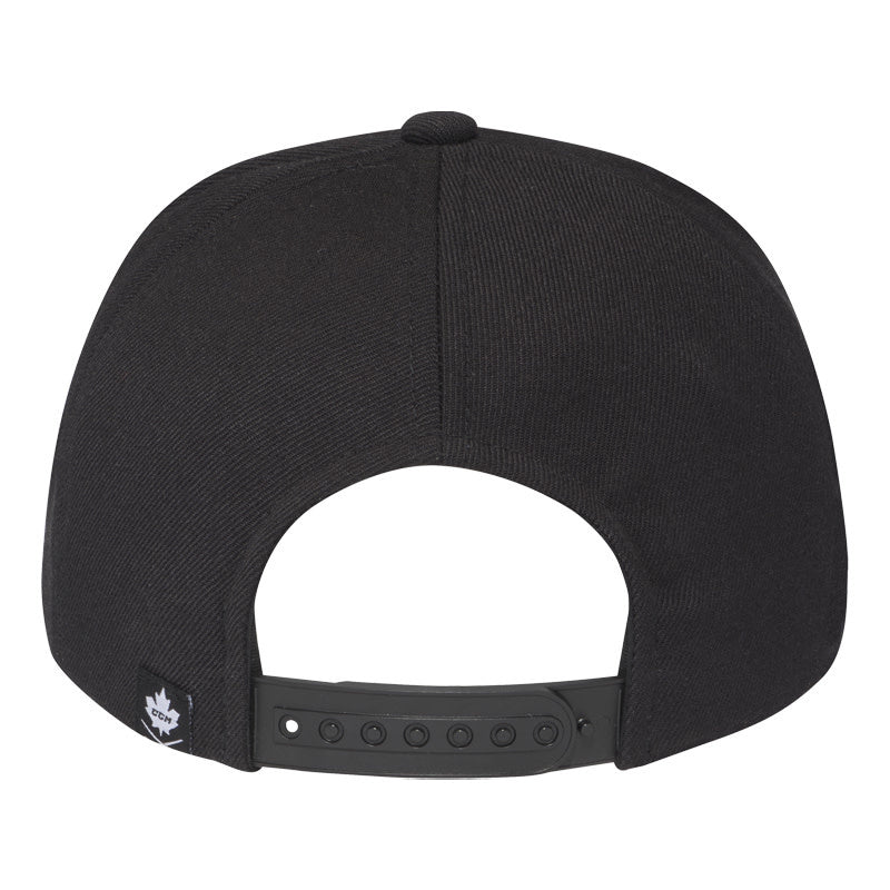 CCM Camo Flatbrim Snapback Cap - Black