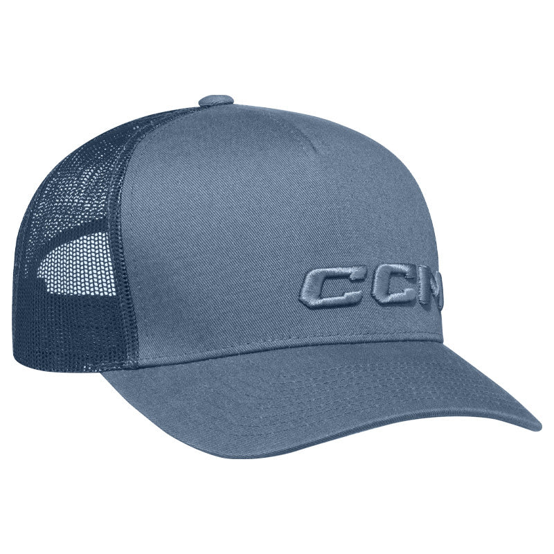 CCM Core Meshback Trucker Cap - Adult - Vintage Blue