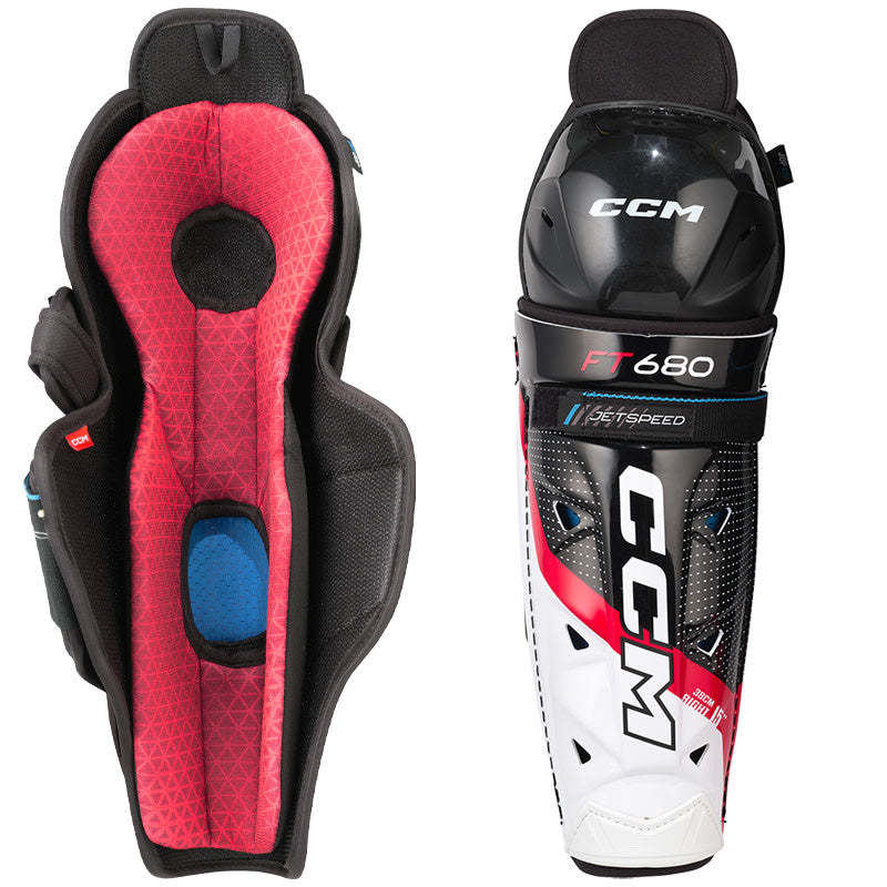 CCM JetSpeed FT680 Shin Guard - Junior