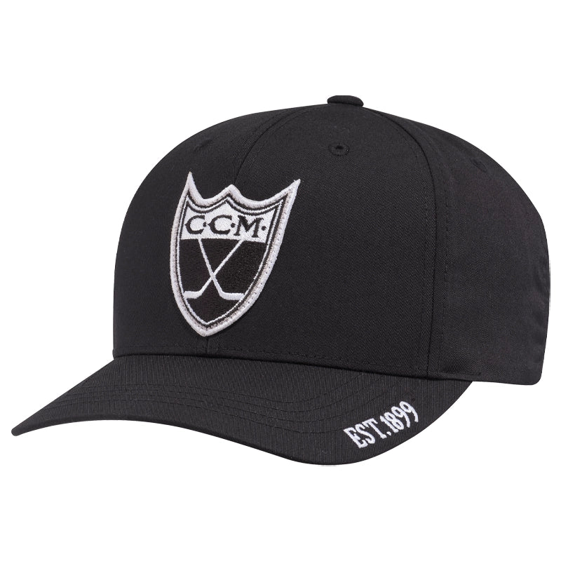 CCM Monochrome Structured Adjustable Cap - Black