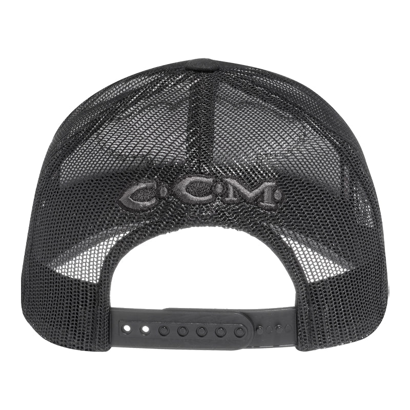 CCM Monochrome Meshback Trucker Cap - Black
