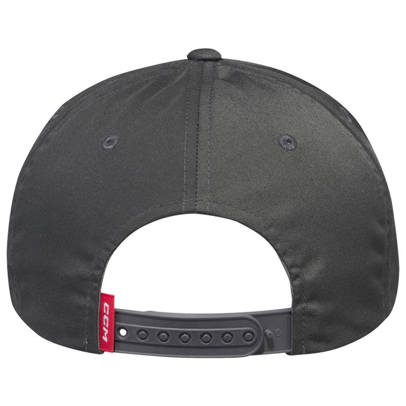 CCM Team Flatbrim Snapback Cap - Carbon