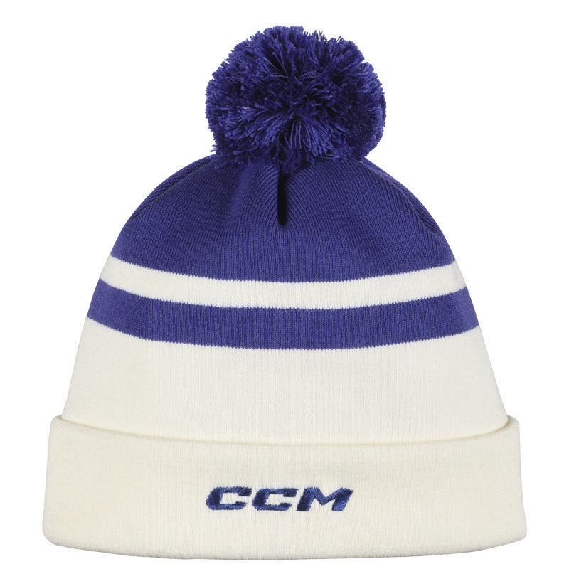 CCM Team Pom Knit with Fleece Liner - Dark Blue