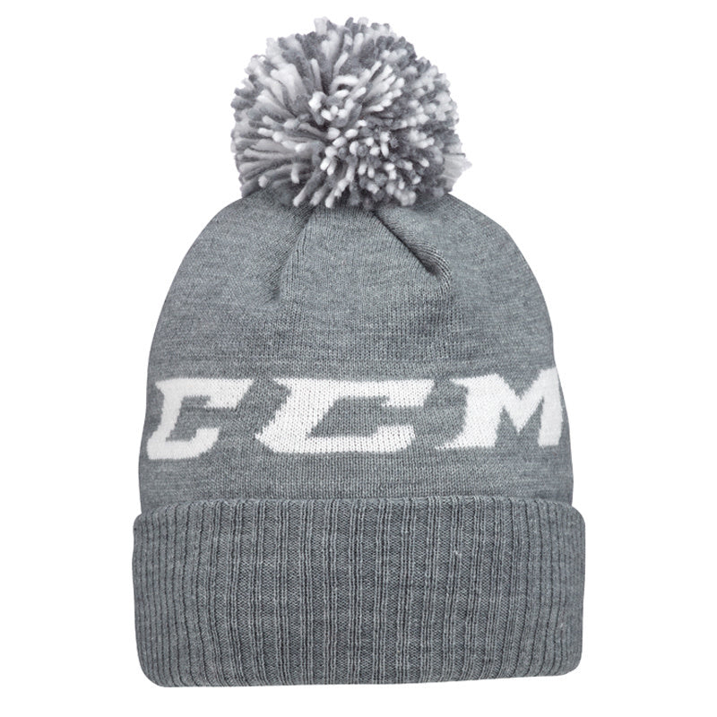 CCM Team Fleece Pom Knit - Dark Grey