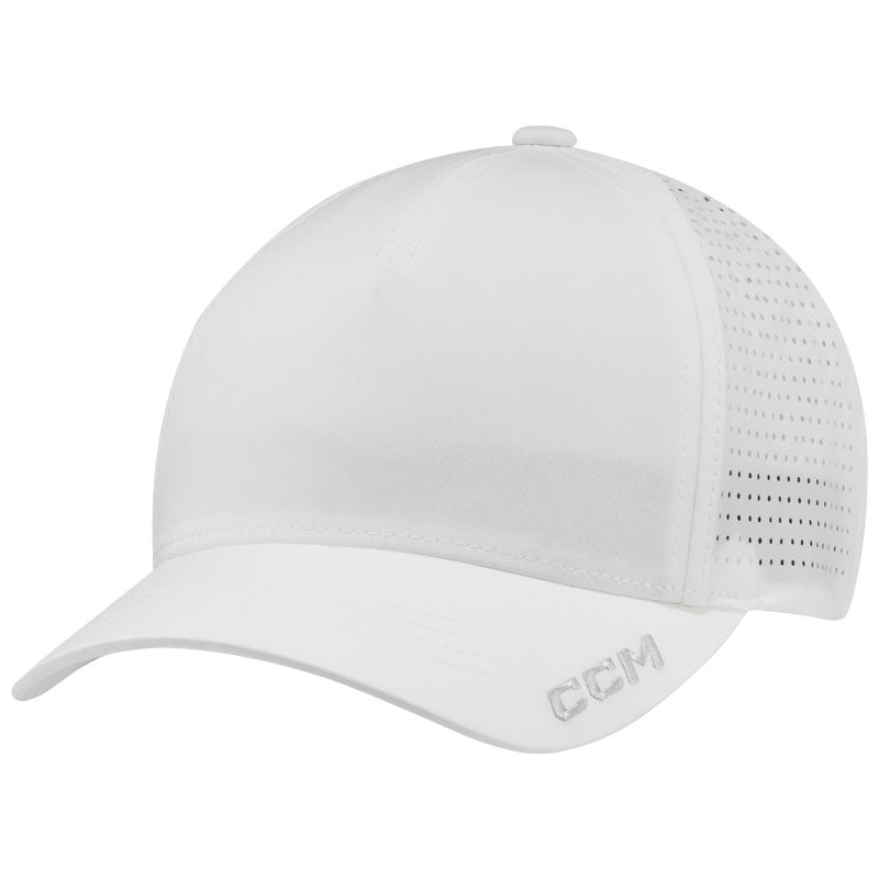CCM Team Perforated Training Cap - White