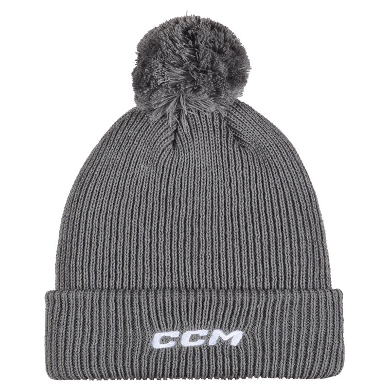 CCM Team Pom Knit - Dark Heather Grey