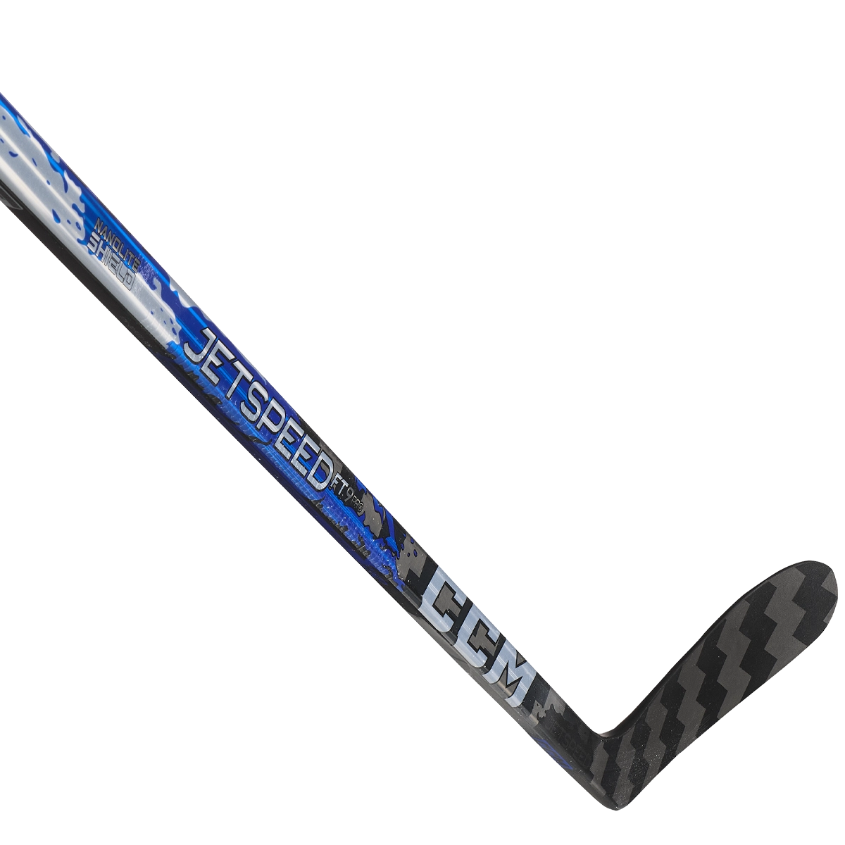 CCM JetSpeed FT9 Pro One Piece Stick - BLUE - Youth