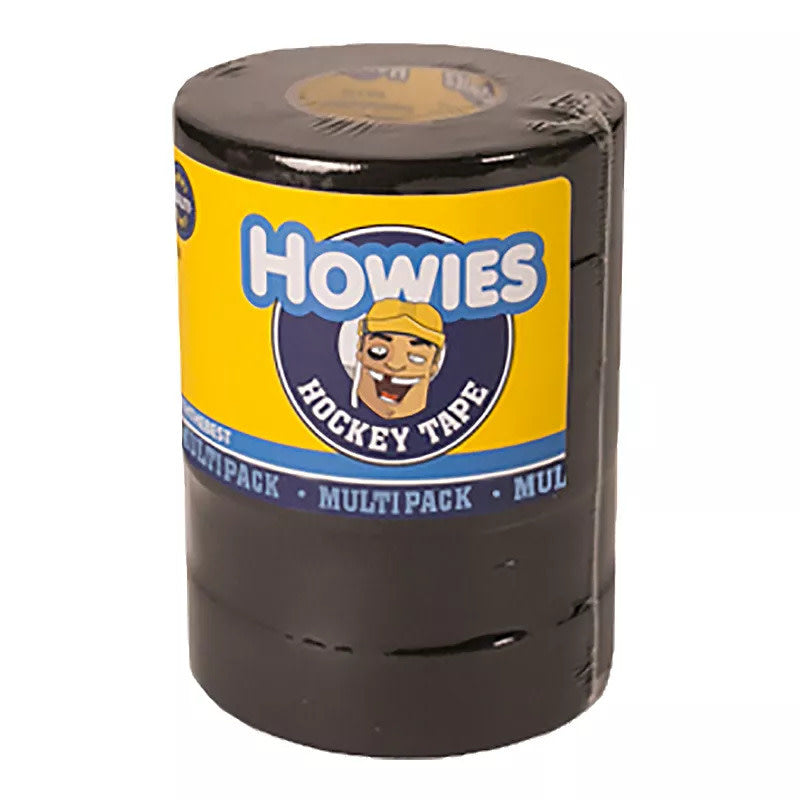 Howies Hockey Tape 5-Pack - 1-inch  x 20 Yards - Black