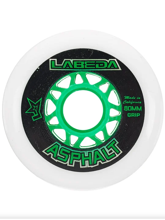 Labeda Asphalt Outdoor Wheel - 83a - 4 Pack - White