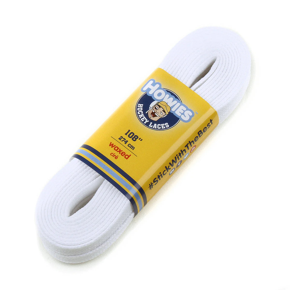 Howies Hockey Waxed Ref Lace - White