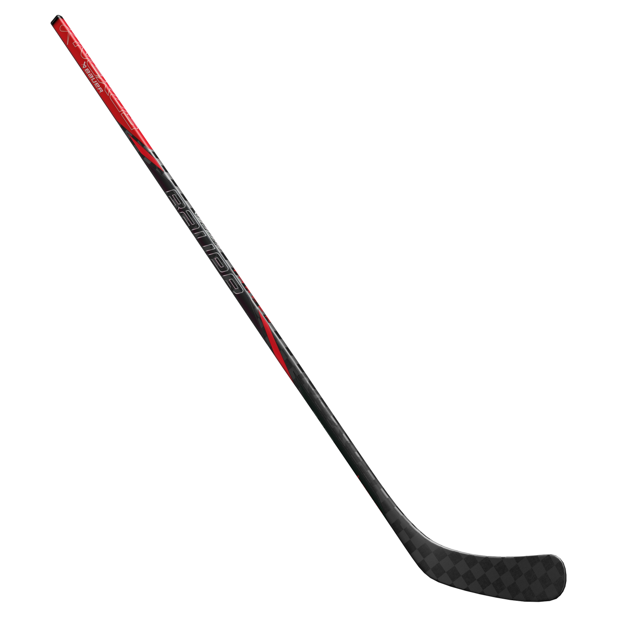 Bauer Nexus Tracer Grip One Piece Stick - RED - Junior - 50 Flex