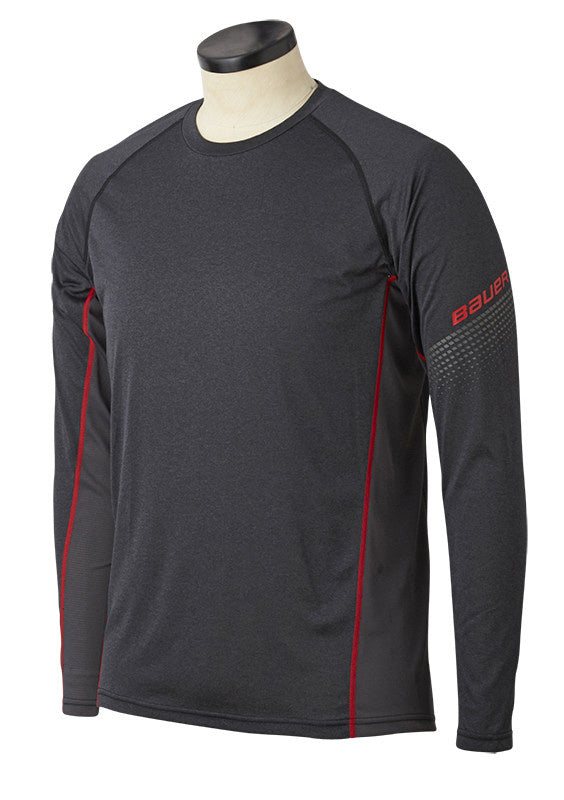 Bauer Essential Long Sleeve Base Layer Top - Youth