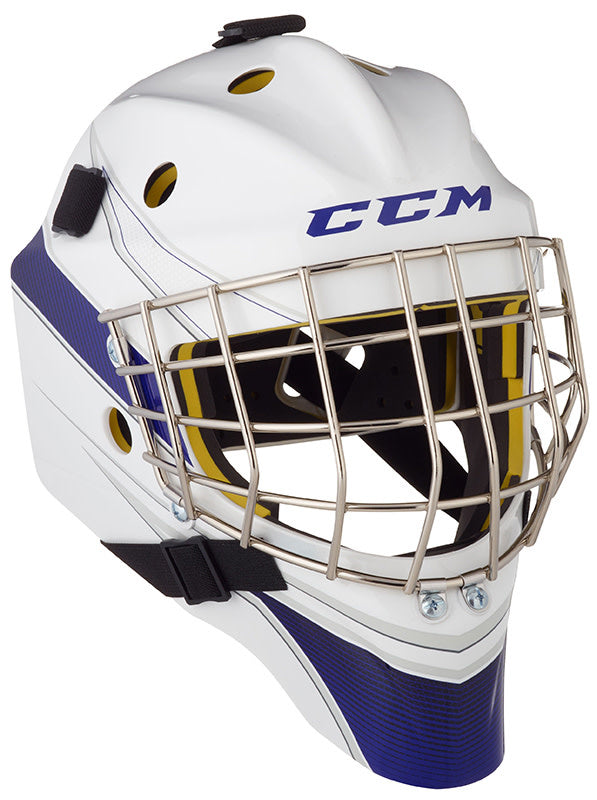 CCM AXIS A1.5 Goal Helmet - Custom Decal - Youth
