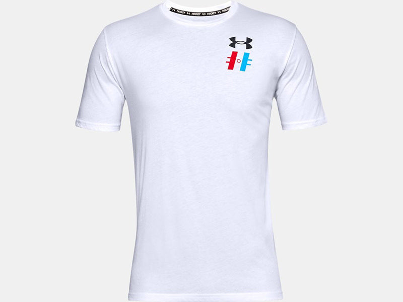 Under Armour S20 Hockey Graphic T1 Short Sleeve Tee - Adult - White