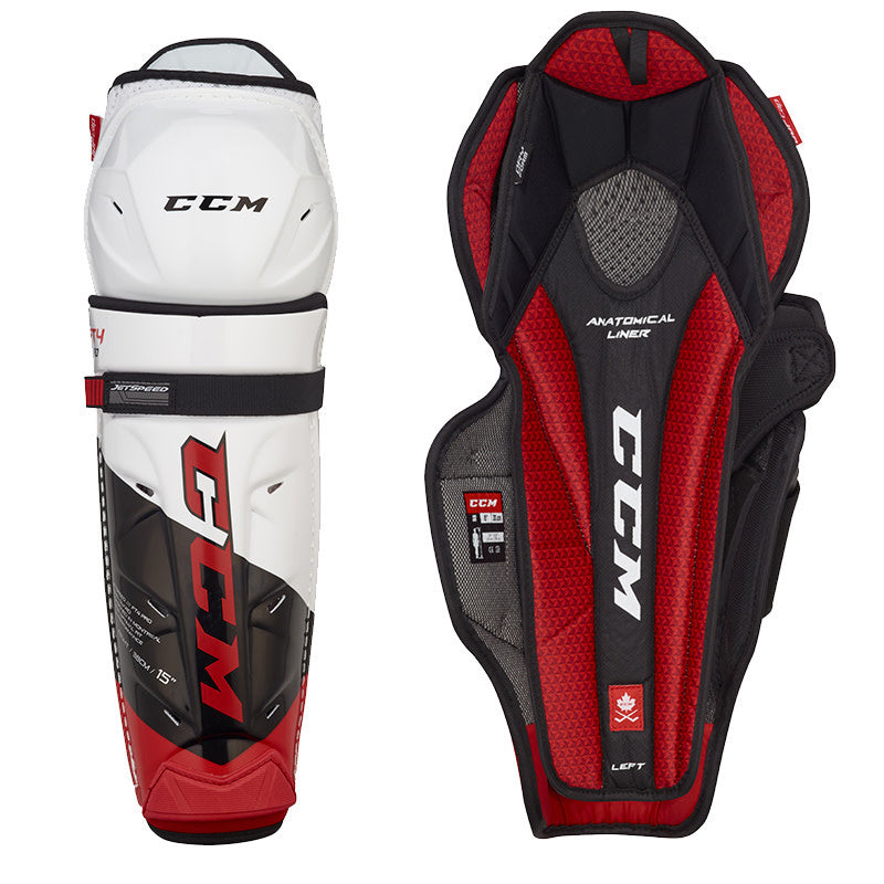 CCM JetSpeed FT4 Pro Shin Guard - Senior