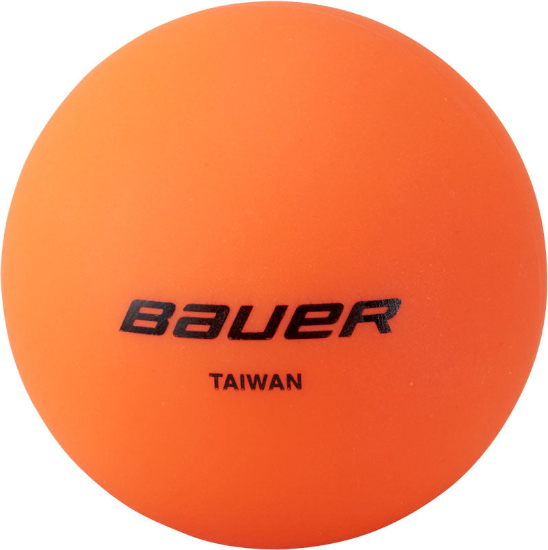 Bauer No Bounce Street Hockey Ball - Warm Weather - Orange