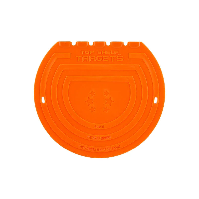 Top Shelf Targets - Orange - 8 inch - 4-pack
