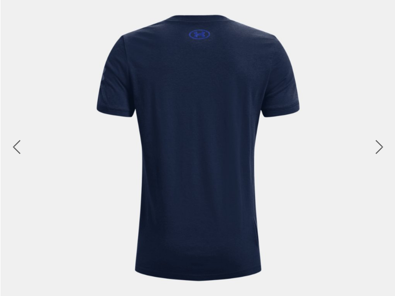 Under Armour UA Freedom Chest Flag Tee - Academy/Royal - Youth