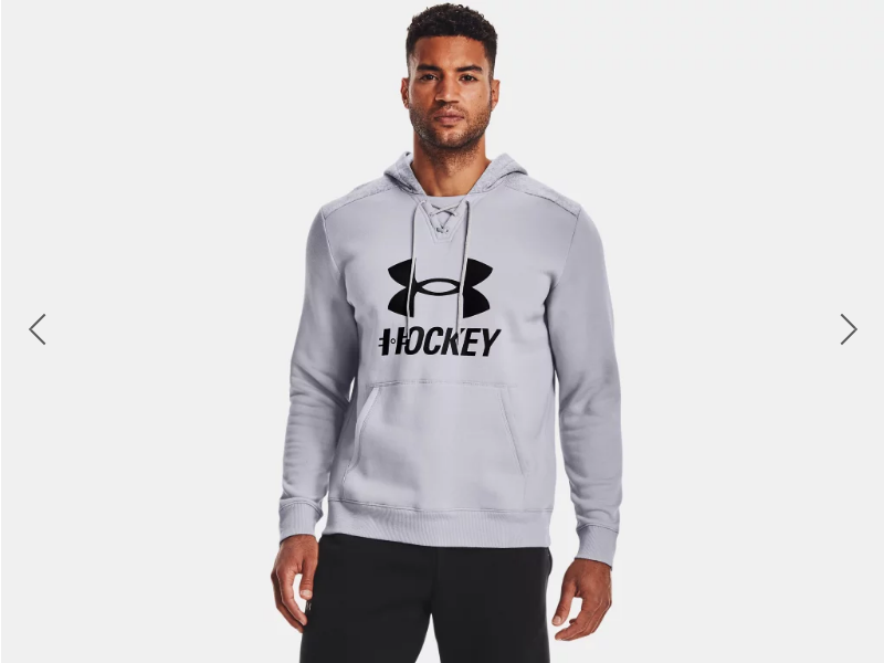 Under Armour Hockey Icon Hoody - Adult - Mod Gray
