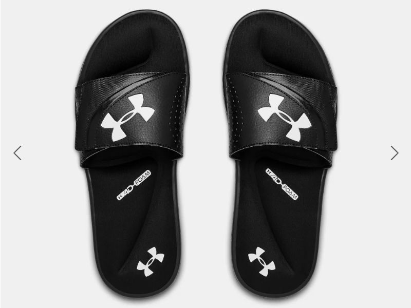 Under Armour UA Ignite VI Slides - Black - Mens